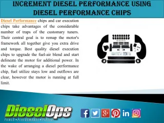 Increment Diesel Performance Using Diesel Performance Chips