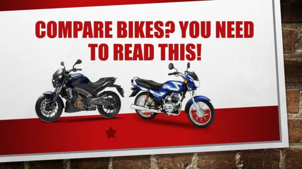 Compare bikes You need to read this!