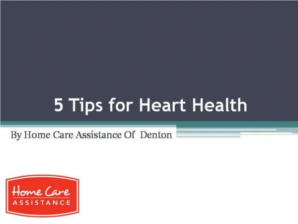5 tips for heart health