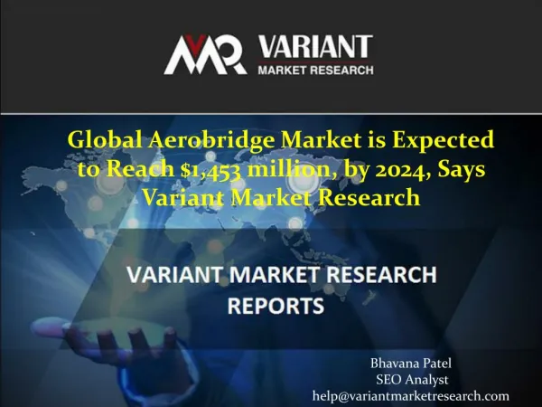 Aerobridge Market Global Scenario, Trend and Forecast, 2015-2024