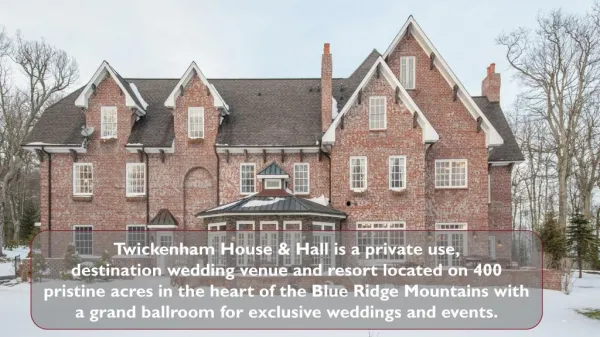 Twickenham House & Hall & 124 Home