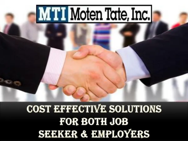 Cost Effective Solutions For Both Job Seekers & Employers