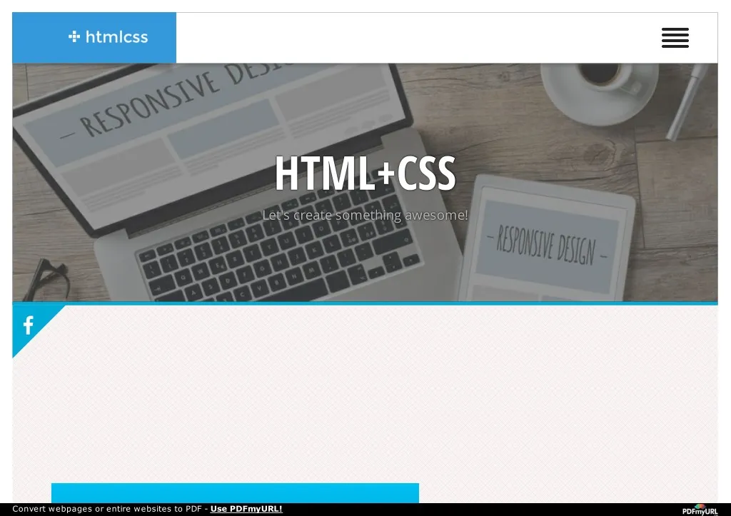 html css let s create something awesome