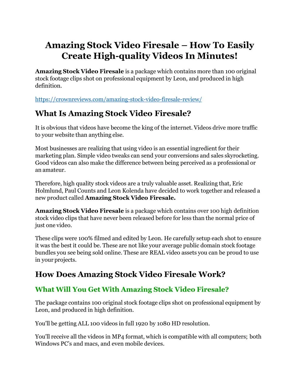 amazing stock video firesale how to easily create