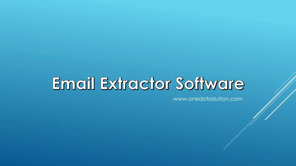 email extractor software