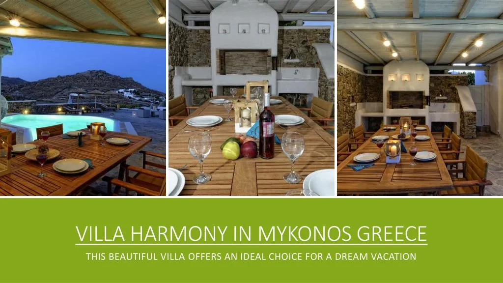 villa harmony in mykonos greece