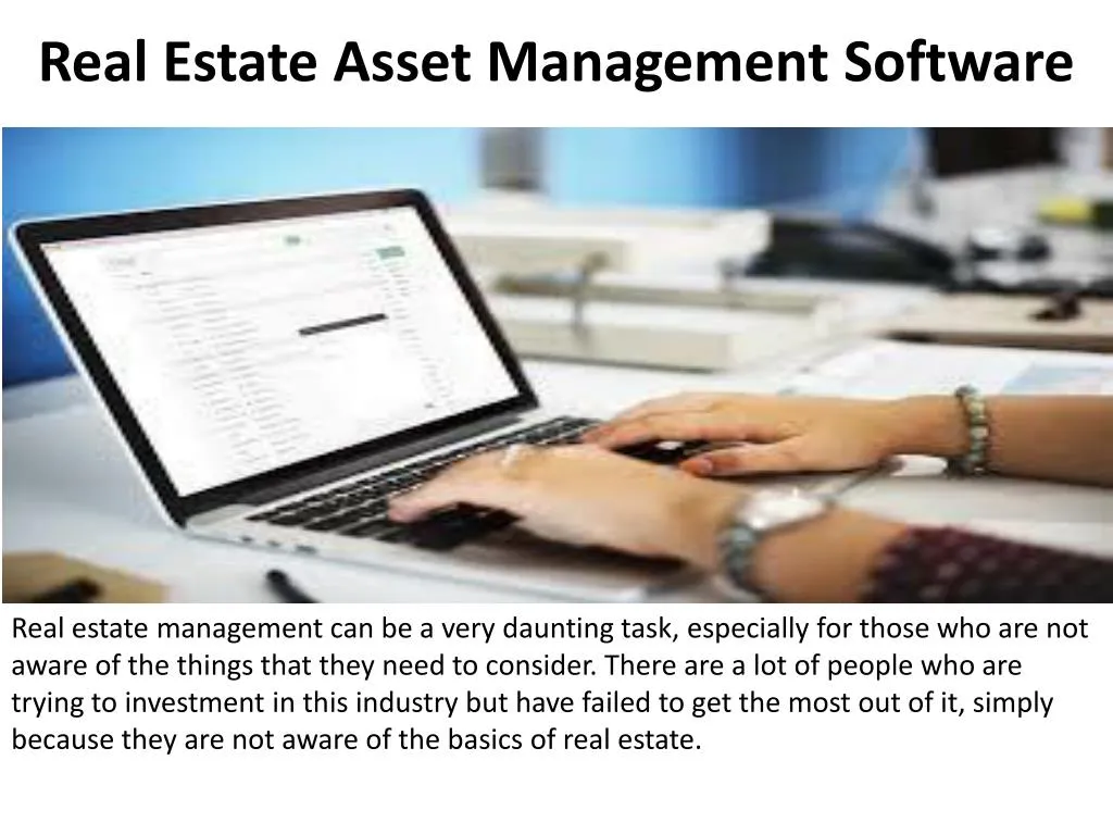 real estate asset management software