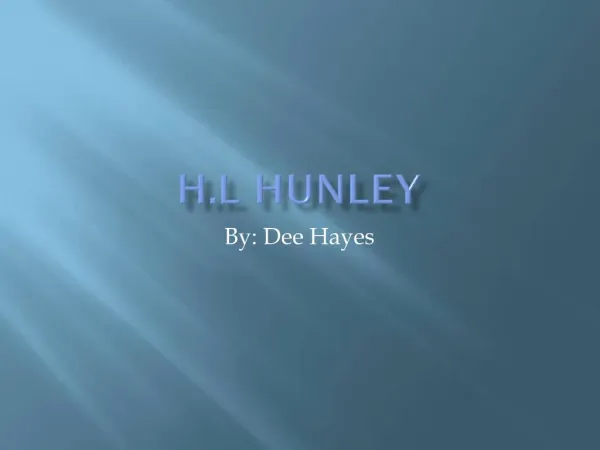 H.L Hunley