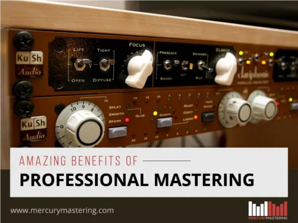 Benefits of Professional Audio Mastering Services