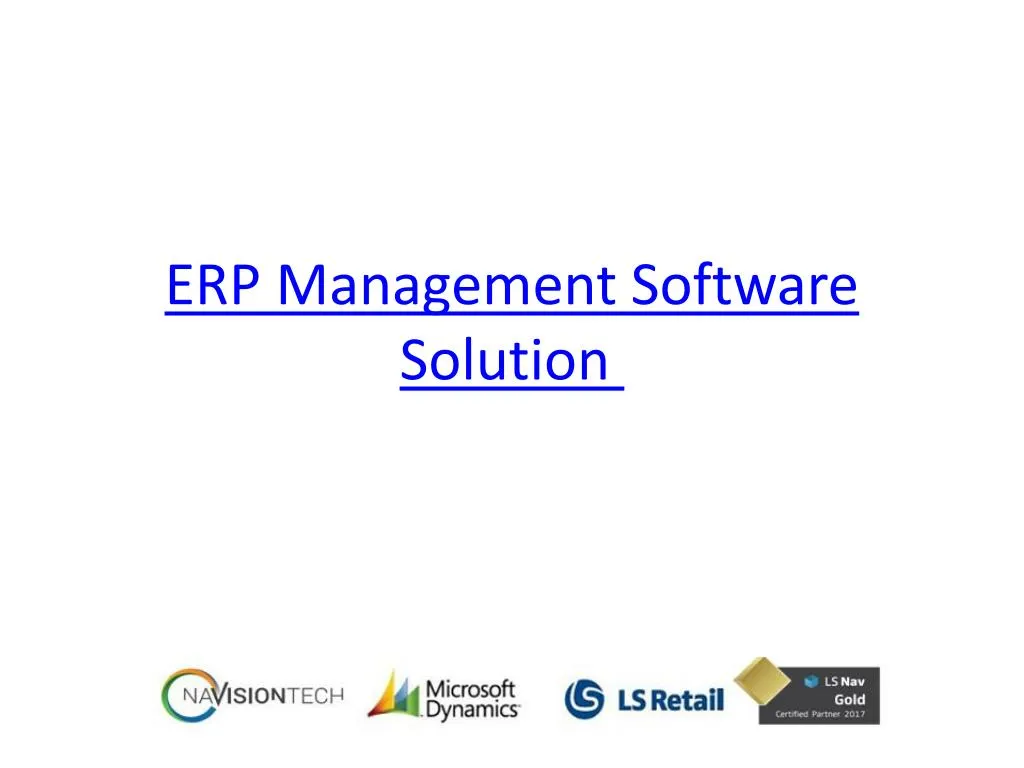 erp management software solution