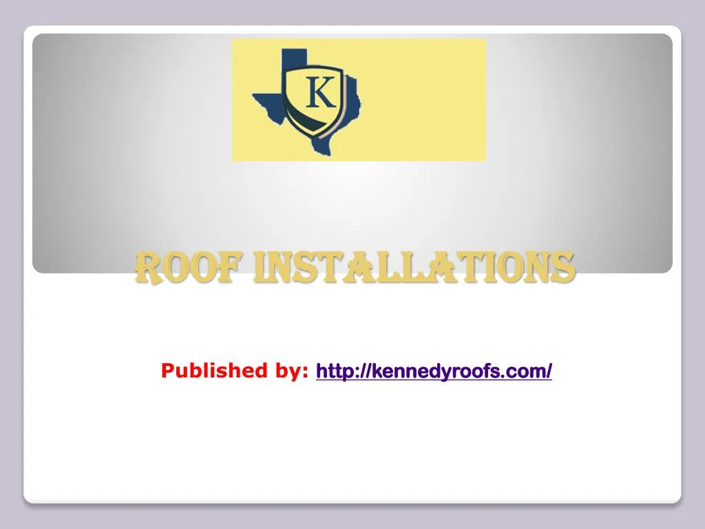 roof installations