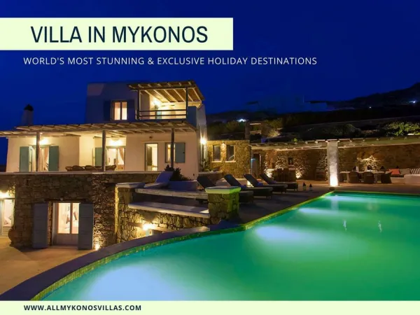 villa in Mykonos