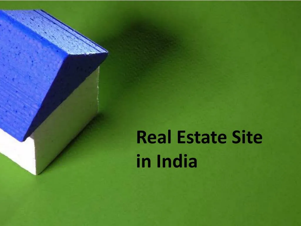 real estate site in india