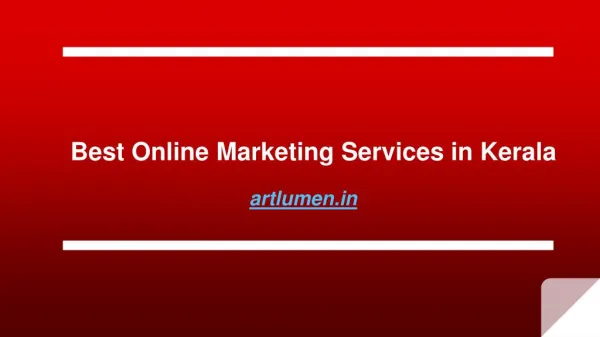 Online Marketing Services in Kochi | Digital Marketing Company