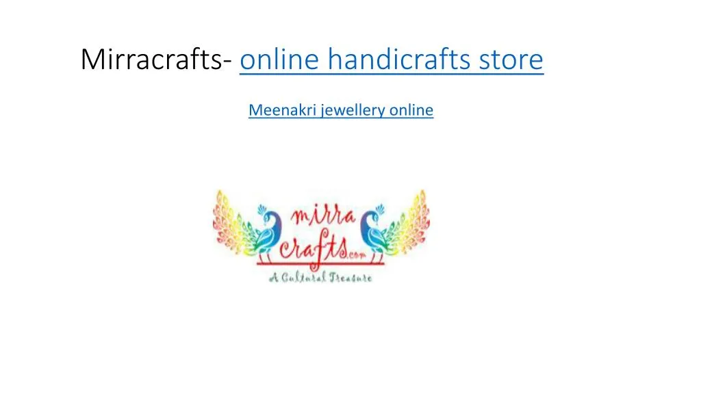 mirracrafts online handicrafts store