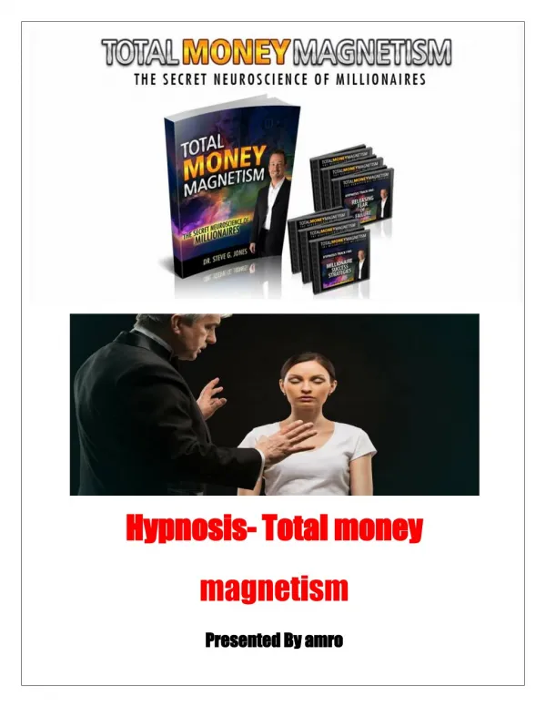 Hypnosis Total money magnetism