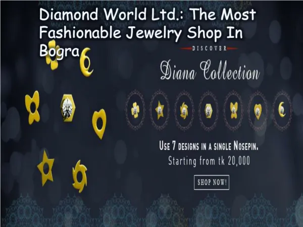 Diamond World Ltd: Leading Shop for Solitaire Jewelry in Bogra