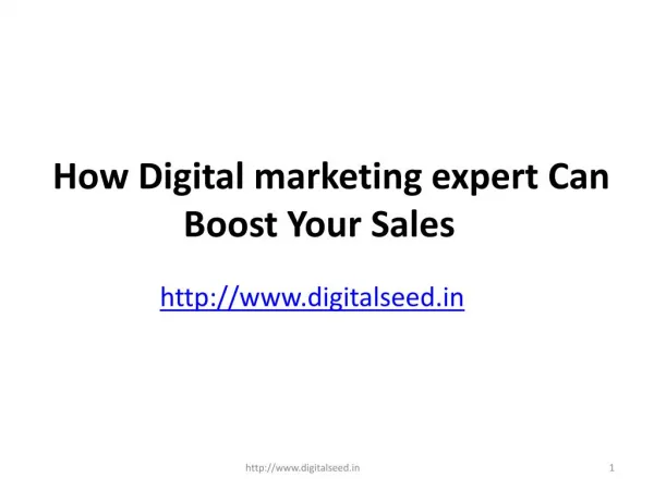 How Digital marketing expert Can Boost Your Sales