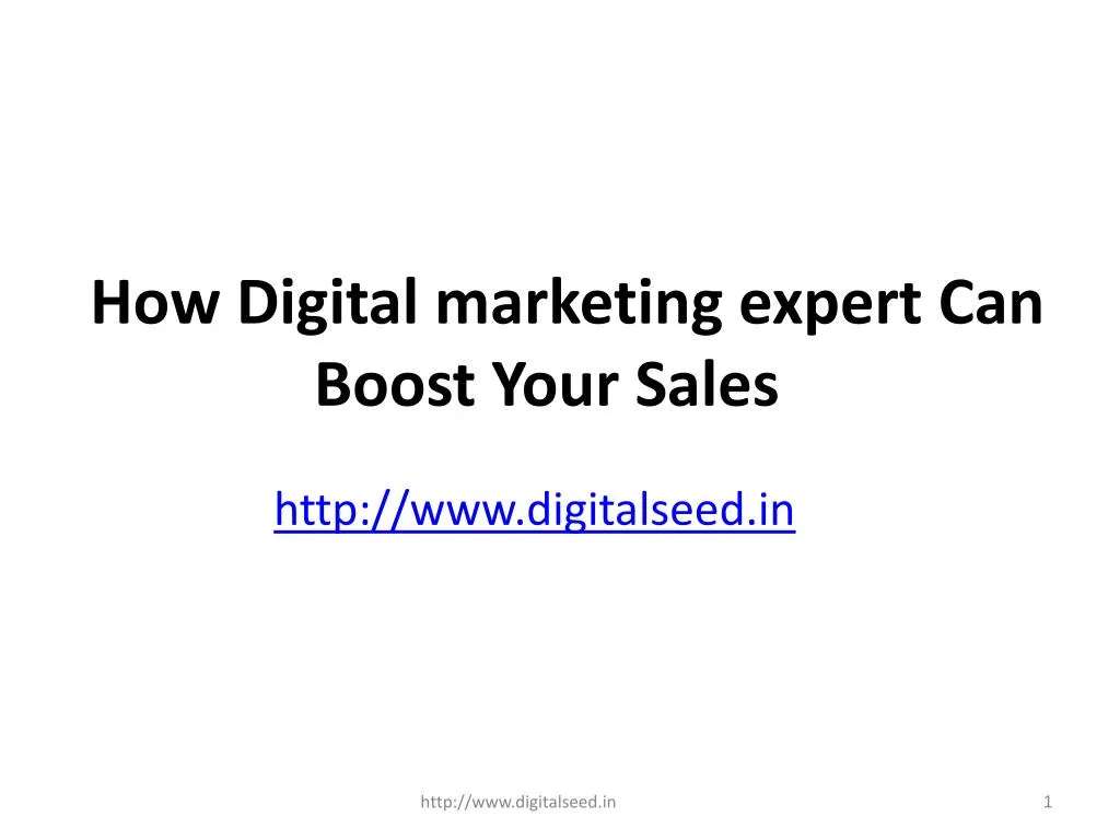 how digital marketing expert can boost your sales