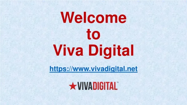 Branding or Graphic Design at Viva Digital