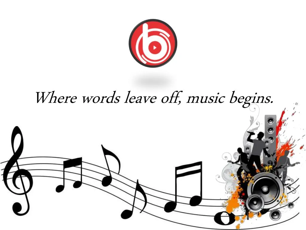 where words leave off music begins