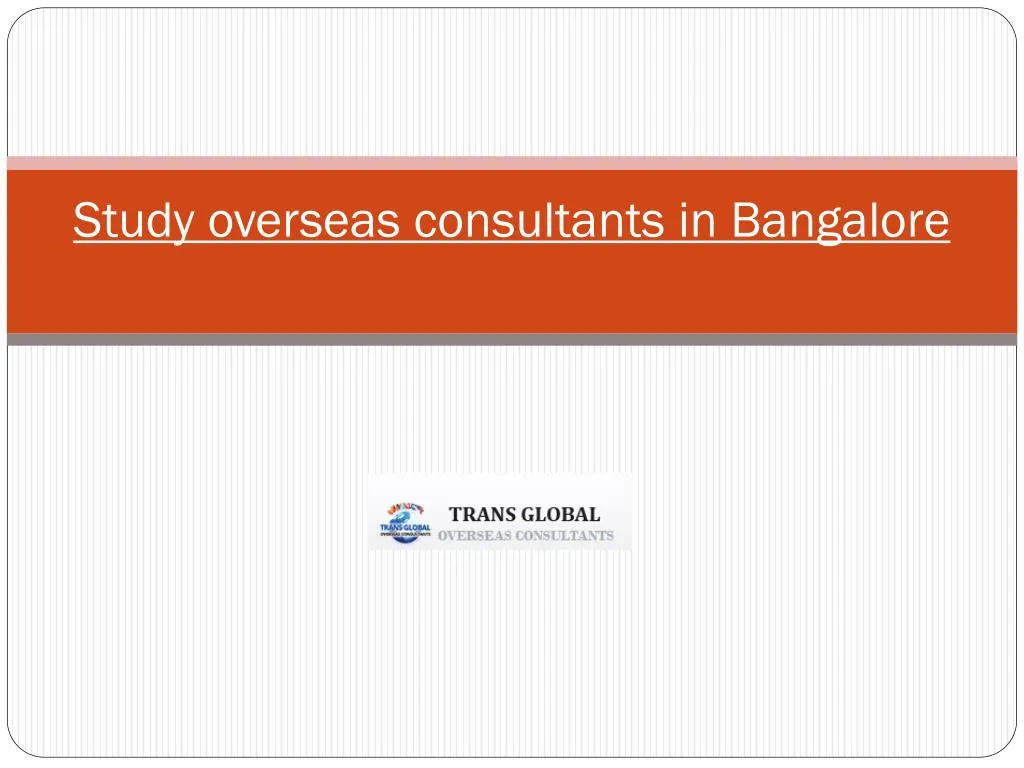 study overseas consultants in bangalore
