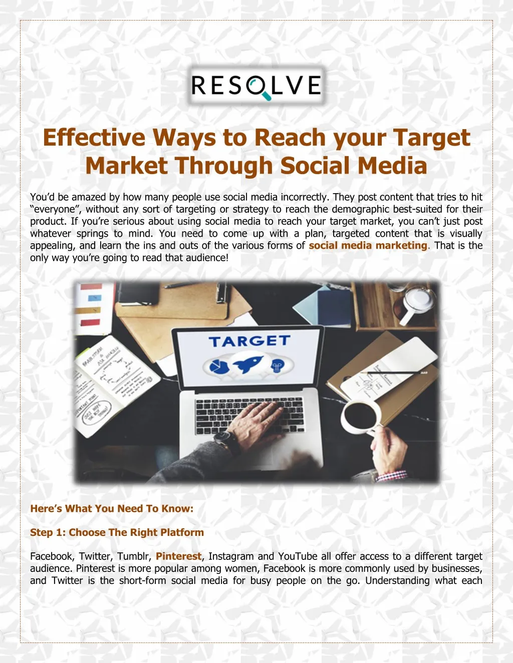 effective ways to reach your target market
