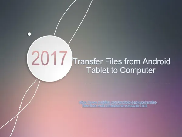 Transfer Files from Android Tablet to Computer