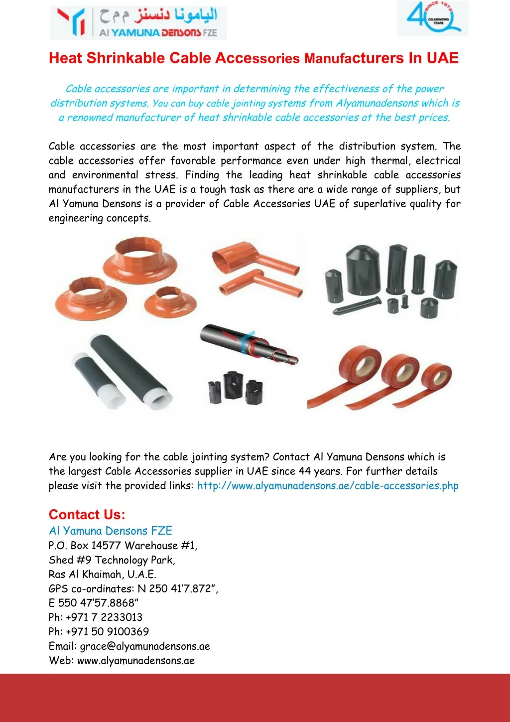 heat shrinkable cable acce ssories manufa cturers