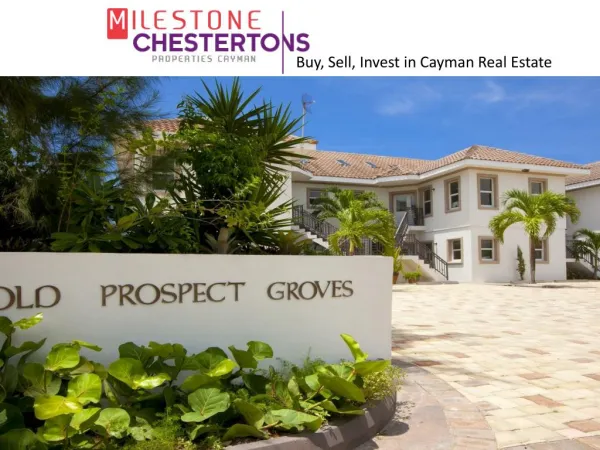 Great deals on Cayman residential property