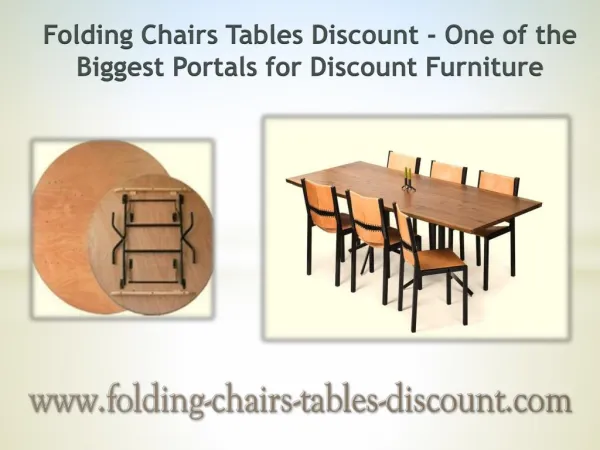 Folding Chairs Tables Discount - One of the Biggest Portals for Discount Furniture