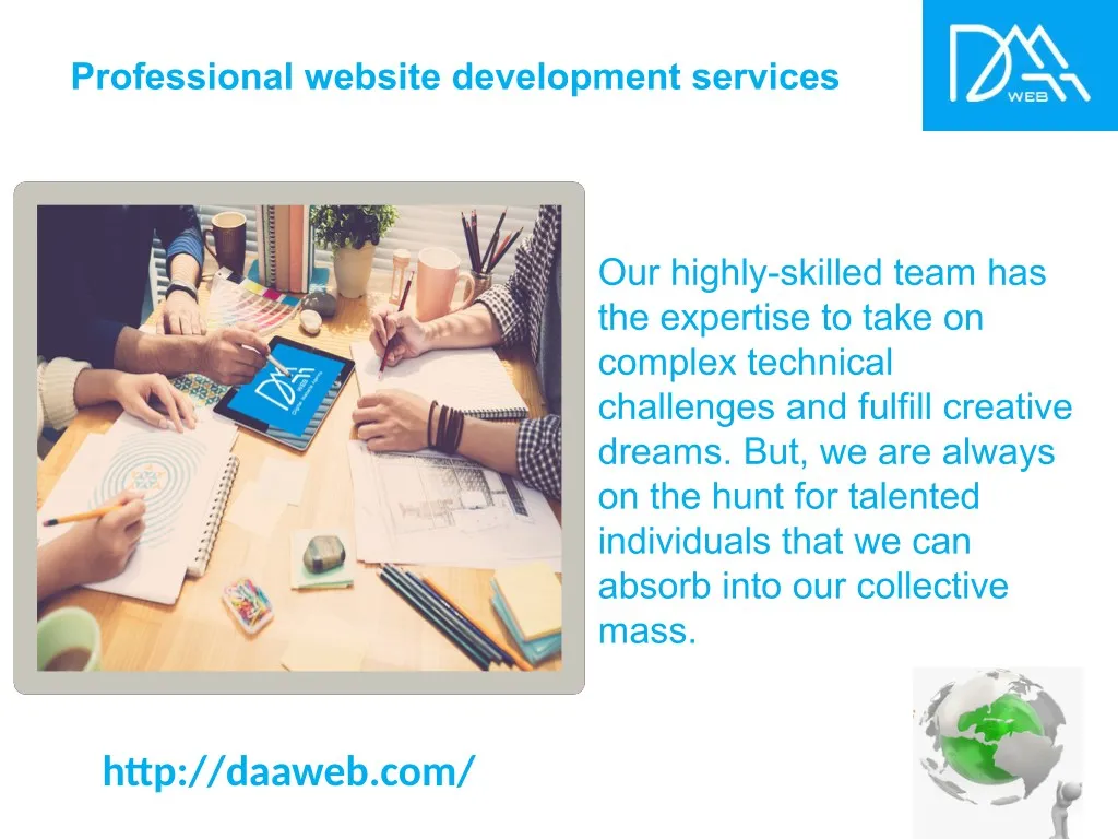 professional website development services