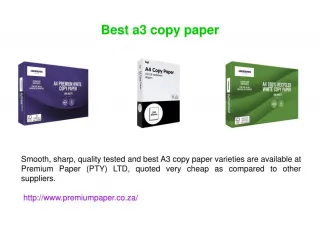 A4 copy papers - slide 1