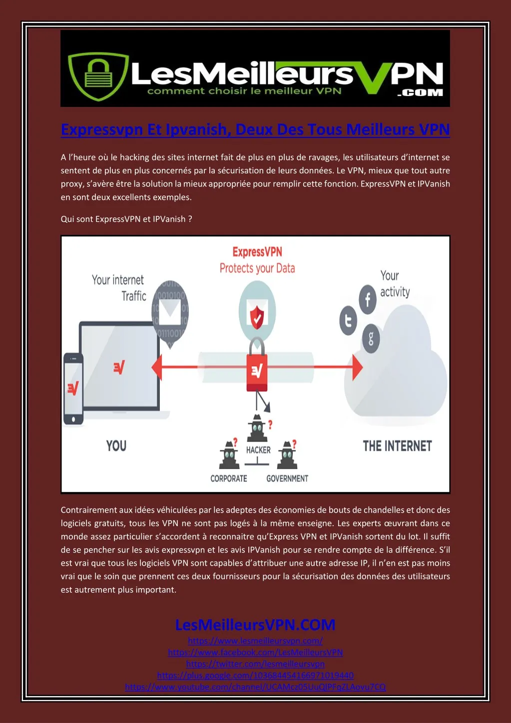 expressvpn et ipvanish deux des tous meilleurs vpn