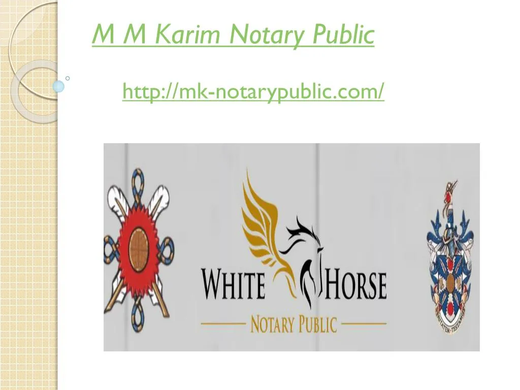 m m karim notary public