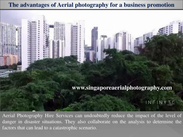 The advantages of Aerial photography for a business promotion