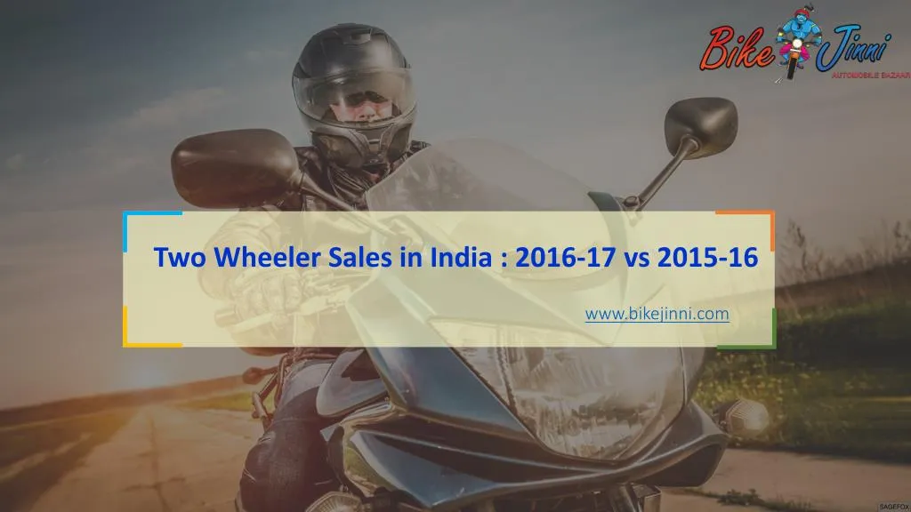two wheeler sales in india 2016 17 vs 2015 16