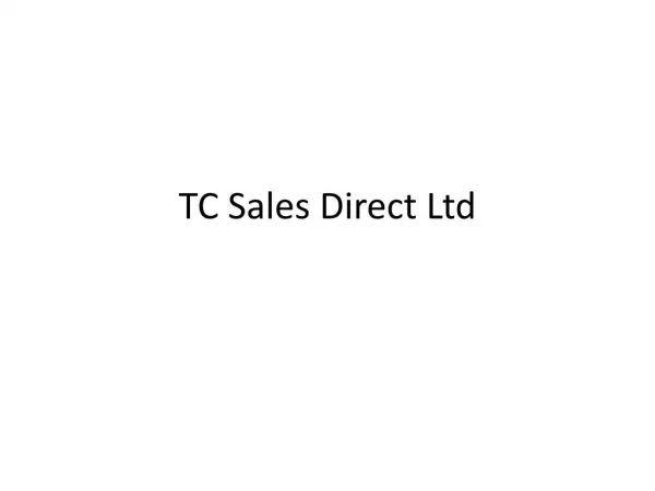 TC Sales Direct Events