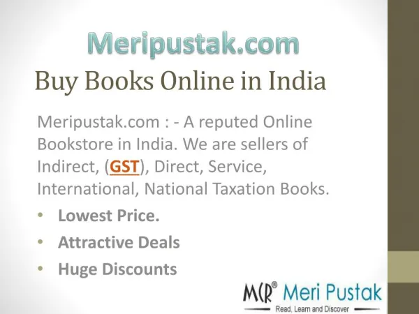 GST Books - Goods and Services Tax