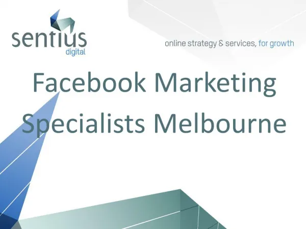 Facebook Marketing Specialist Melbourne