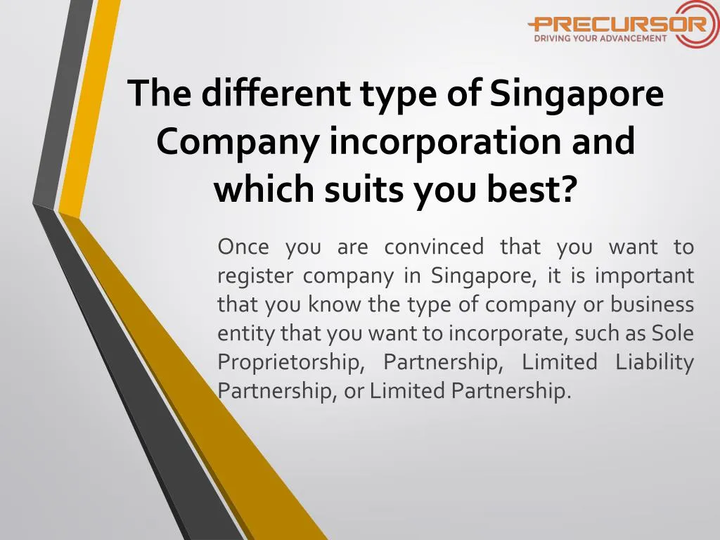 the different type of singapore company incorporation and which suits you best