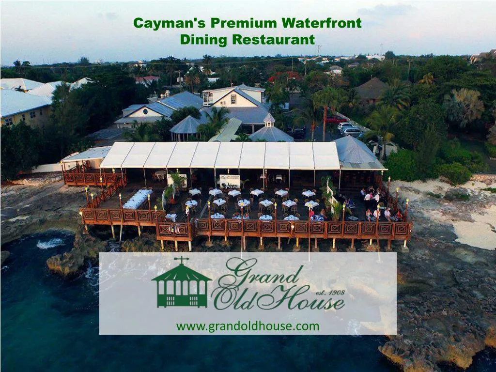 cayman s premium waterfront dining restaurant