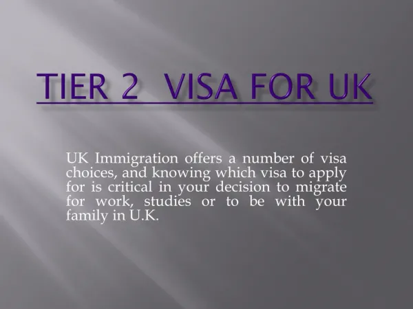 Tier 2 general visa sponsors in uk