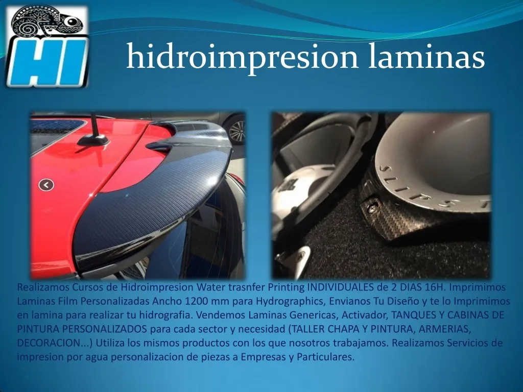 PPT - HIDROIMPRESION - VENTA DE LAMINAS DESDE 3.38€- ACTIVADOR
