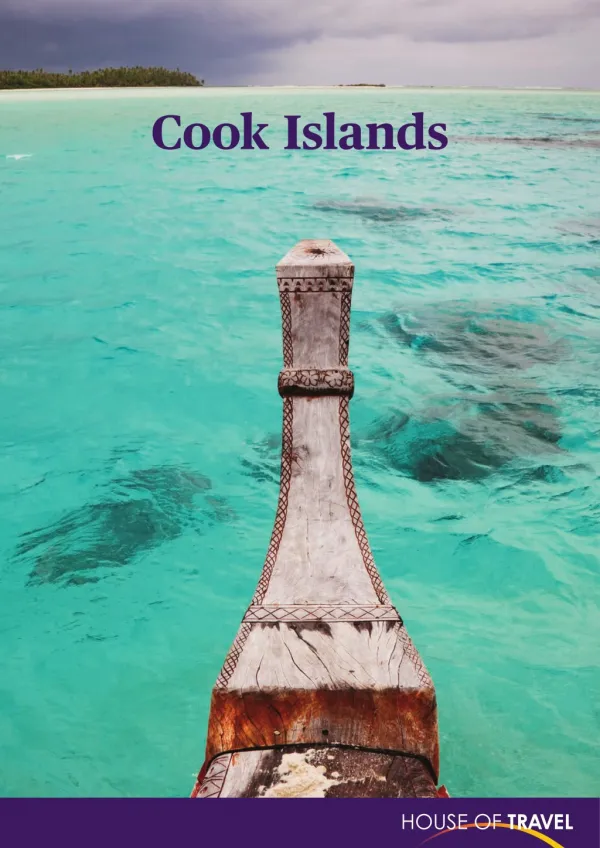 House of travel - Cook Islands Brochure 2017