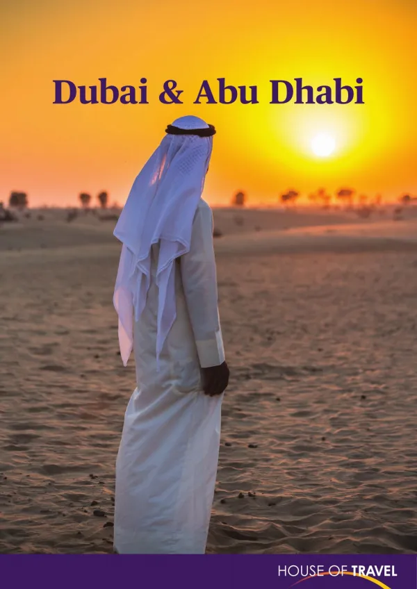 House of travel - Dubai & Abu Dhabi Brochure 2017