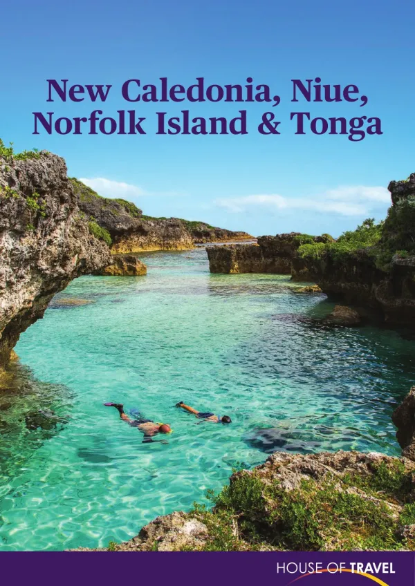 House of travel New Caledonia, Niue, Norfolk Island & Tonga Brochure