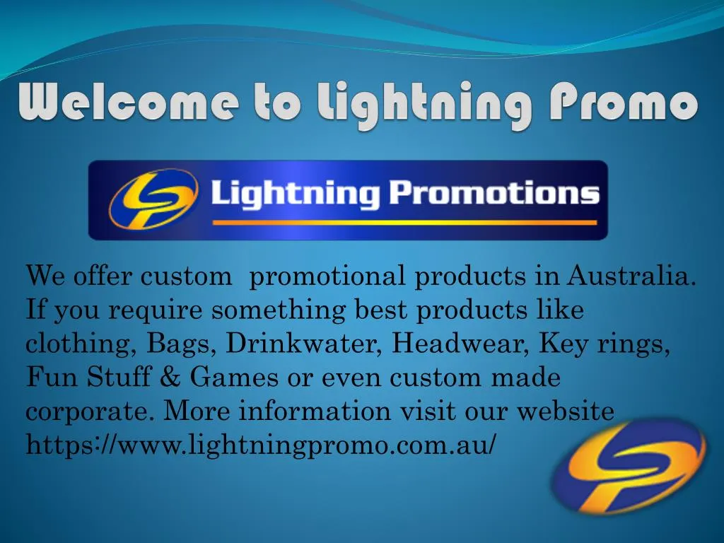 welcome to lightning promo