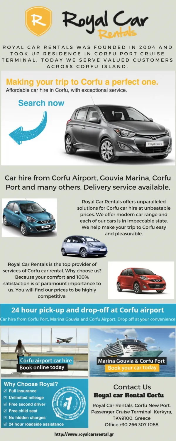 Corfu Airport Car Rental