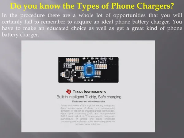 Do you know the Types of Phone Chargers